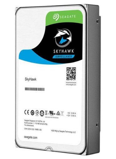 10TB Seagate hårddisk (S-ATA standardtyp).