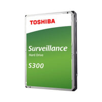 4TB Toshiba Surveillance hårddisk för kameraövervakningssystem.
