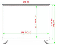 elarm 32 tum 4K(8Mp) LED monitor för övervakning, 3840*2160